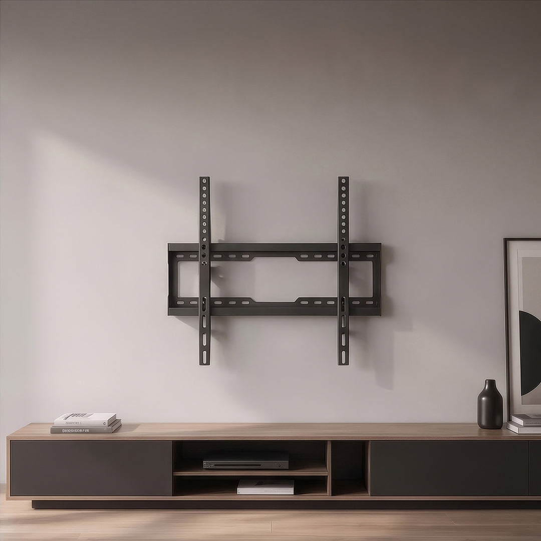 Стойка / закачалка за телевизор Maclean, макс. VESA 600x400, 37-86", до 45 кг, черна, регулиране на наклона 0°~-8°, MC-188