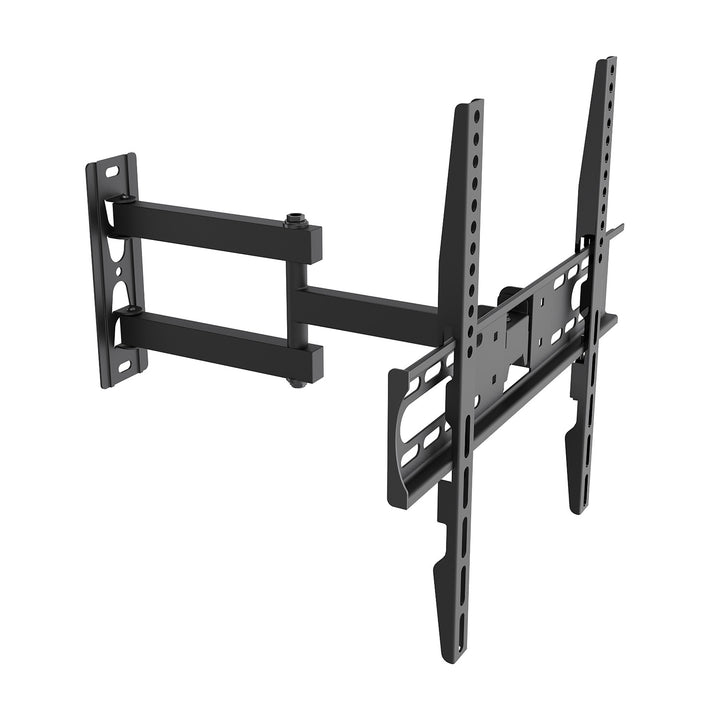 Стойка / закачалка за телевизор Maclean, макс. VESA 400x400, 32-55", до 30 кг, черна, регулиране на наклона +2°~-10° и завъртане +90°~-90°, MC-191