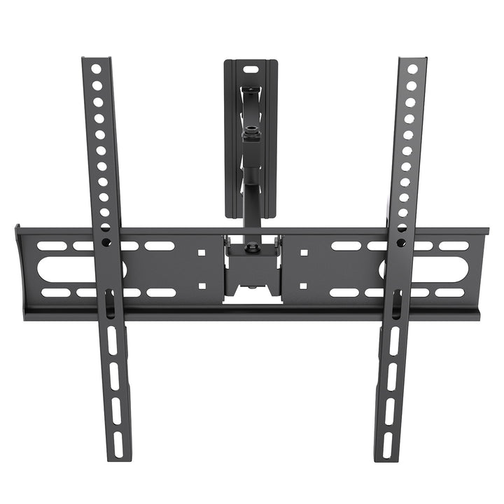Стойка / закачалка за телевизор Maclean, макс. VESA 400x400, 32-55", до 30 кг, черна, регулиране на наклона +2°~-10° и завъртане +90°~-90°, MC-191