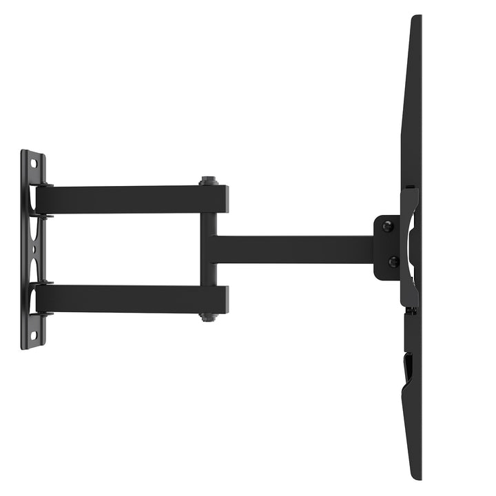 Стойка / закачалка за телевизор Maclean, макс. VESA 400x400, 32-55", до 30 кг, черна, регулиране на наклона +2°~-10° и завъртане +90°~-90°, MC-191