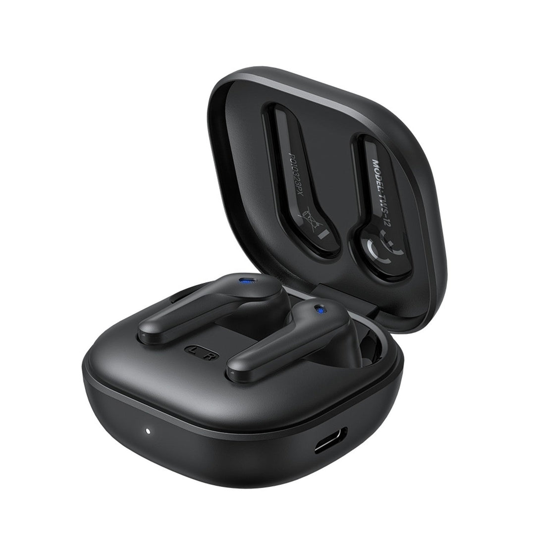 Безжични слушалки Savio, Bluetooth 5.3, ANC, USB-C, черни