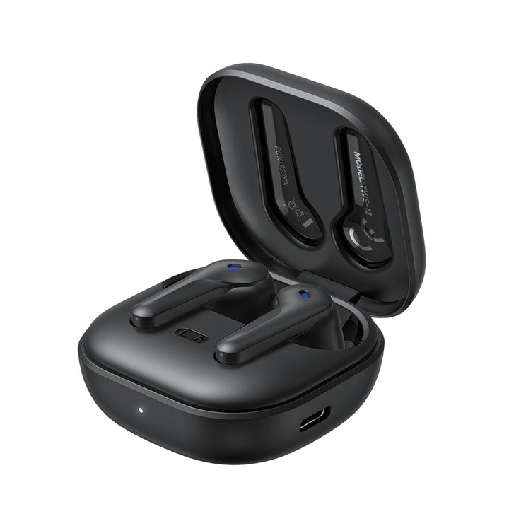 Безжични слушалки Savio, Bluetooth 5.3, ANC, USB-C, черни