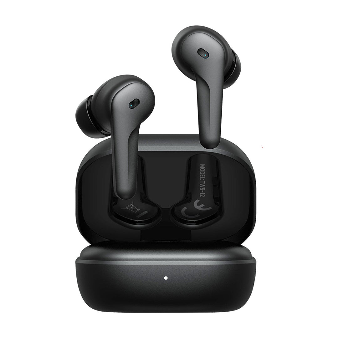 Безжични слушалки Savio, Bluetooth 5.3, ANC, USB-C, черни