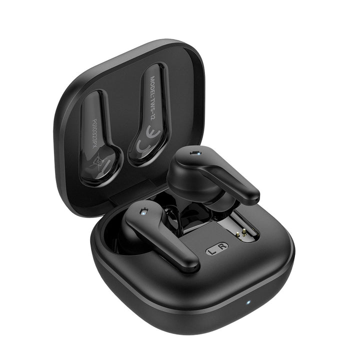 Безжични слушалки Savio, Bluetooth 5.3, ANC, USB-C, черни