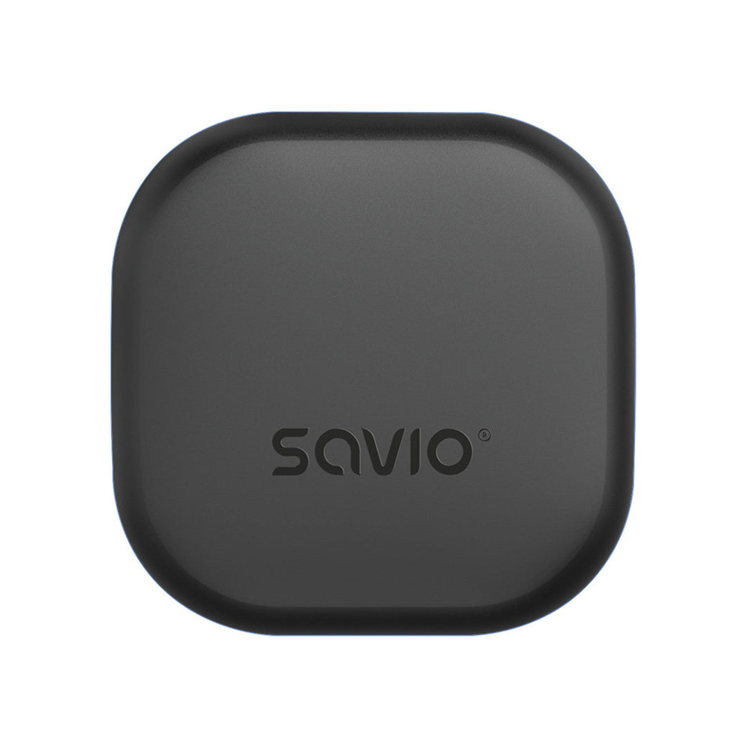 Безжични слушалки Savio, Bluetooth 5.3, ANC, USB-C, черни