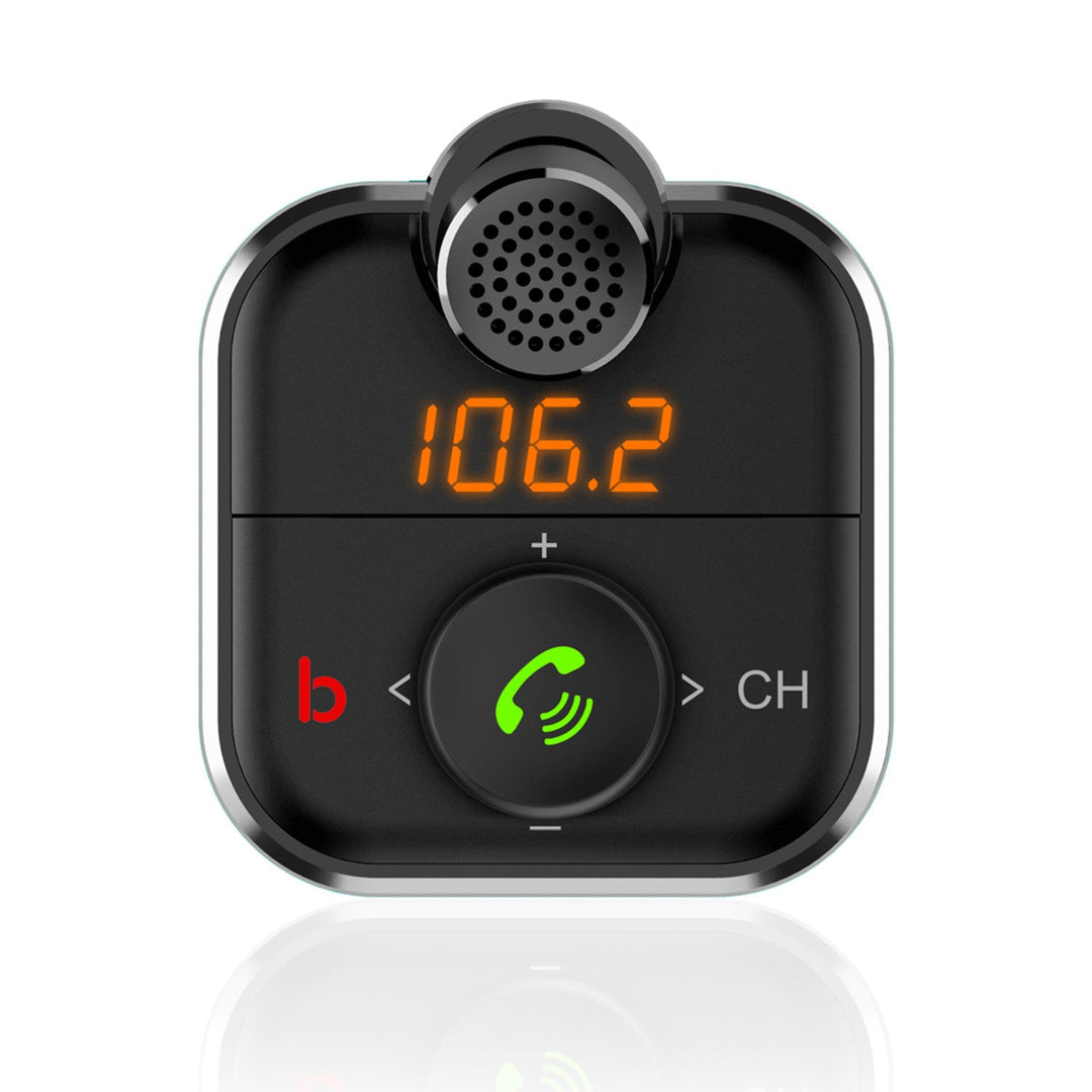 Savio MP3 автомобилен предавател, Bluetooth 5.0, функция за зареждане, черен, SAVFMTRANSTR-12