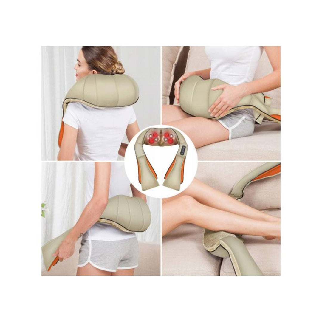 LTC Shiatsu 6D масажор за ръце, 3 скорости, 5V, 24W, функция за загряване, LED подсветка, неплъзгащи се ремъци