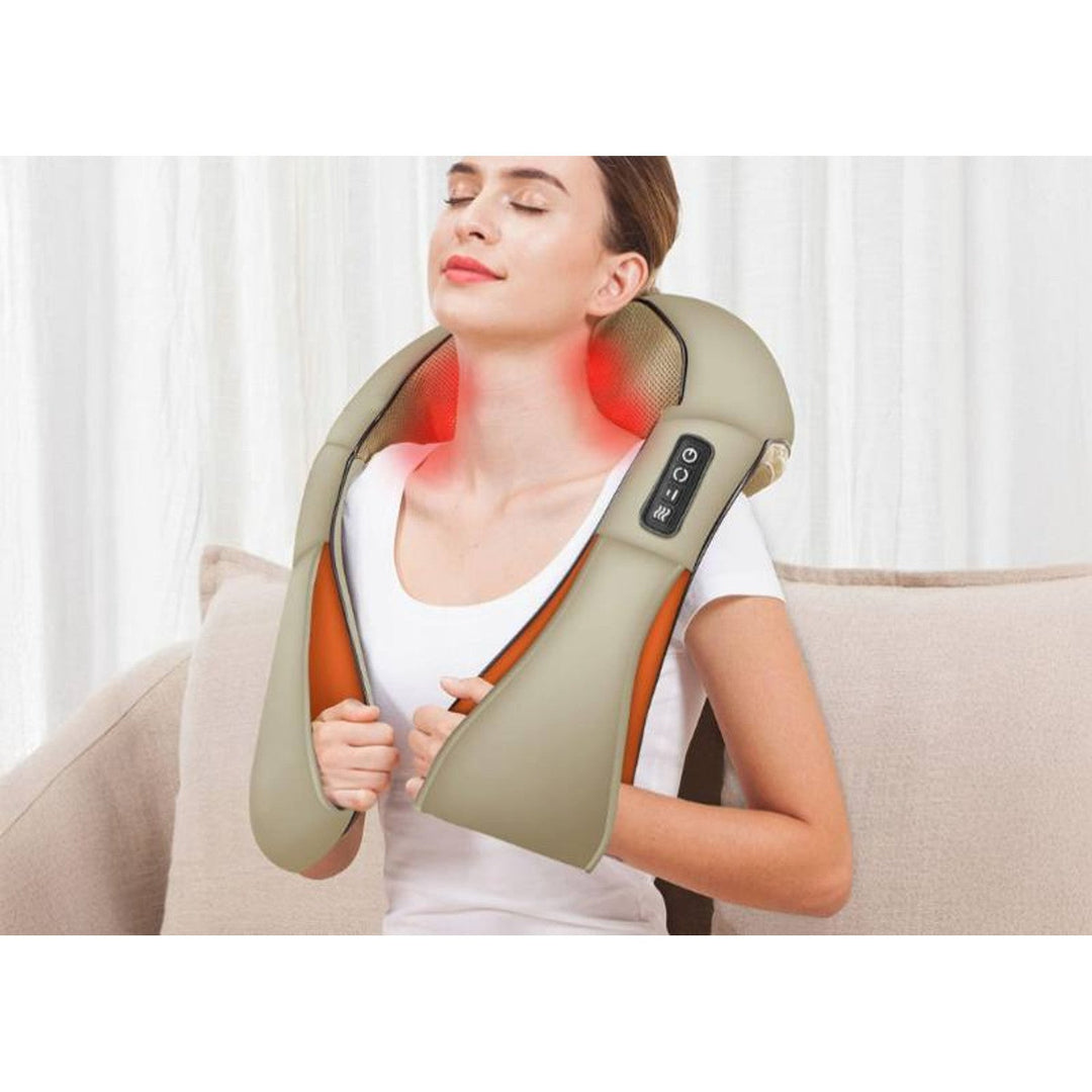 LTC Shiatsu 6D масажор за ръце, 3 скорости, 5V, 24W, функция за загряване, LED подсветка, неплъзгащи се ремъци