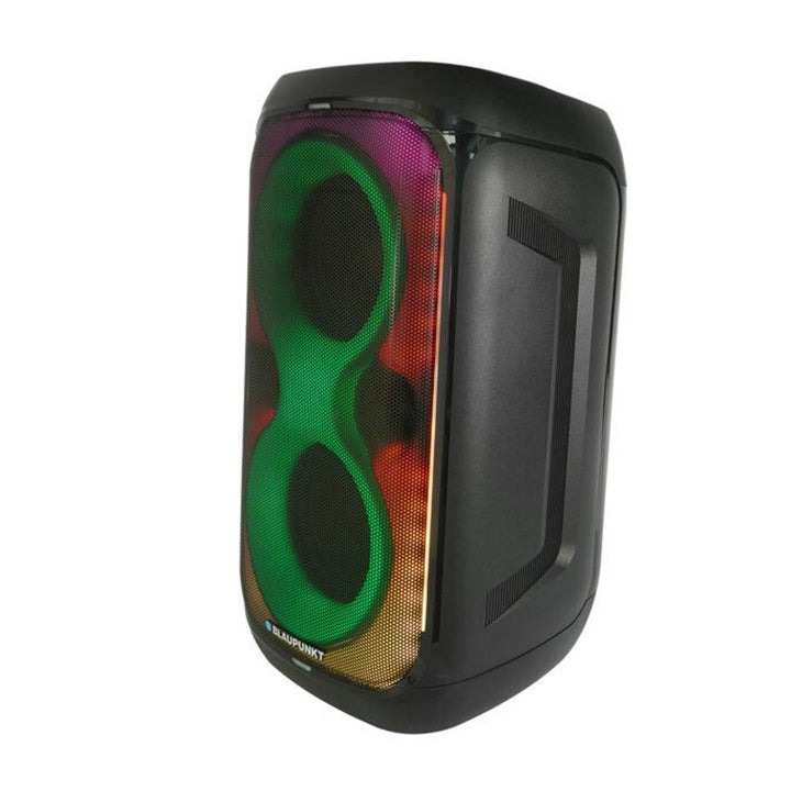 Blaupunkt Party Box високоговорител, LED осветление, Bluetooth, USB и AUX, FM радио, караоке функция, дистанционно управление, живот на батерията до 18 часа, PB60X