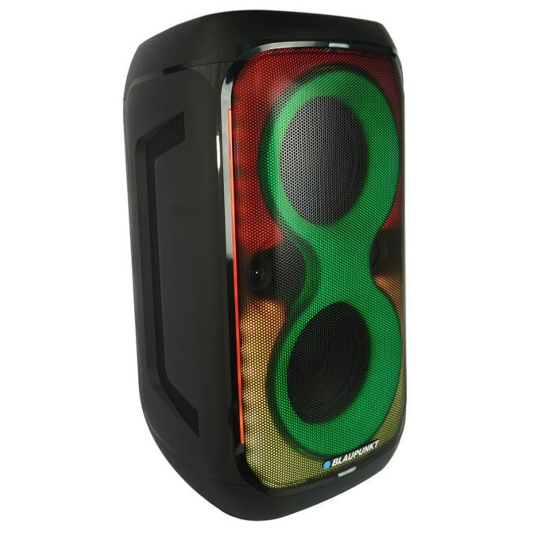 Blaupunkt Party Box високоговорител, LED осветление, Bluetooth, USB и AUX, FM радио, караоке функция, дистанционно управление, живот на батерията до 18 часа, PB60X
