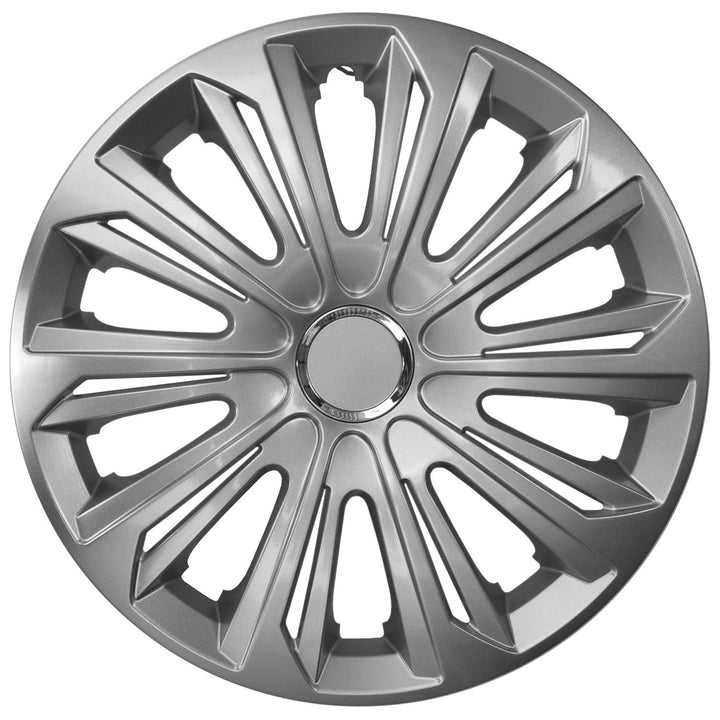 Универсална капачка за джанта 16'' NRM Strong, лакирана в сребристо, 1 брой