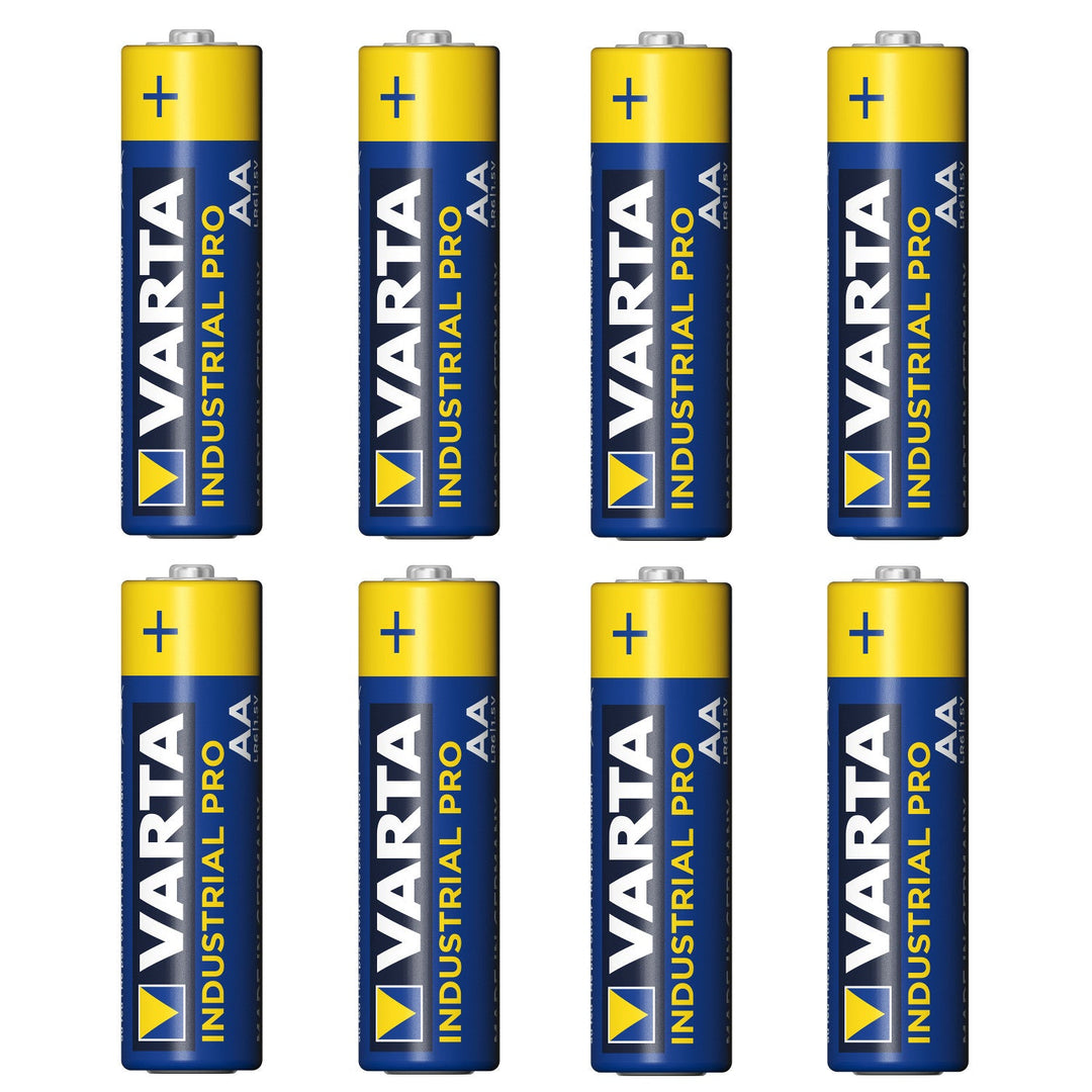 8x R-06 LR6 AA 1,5 V алкална батерия Varta Industrial 4006