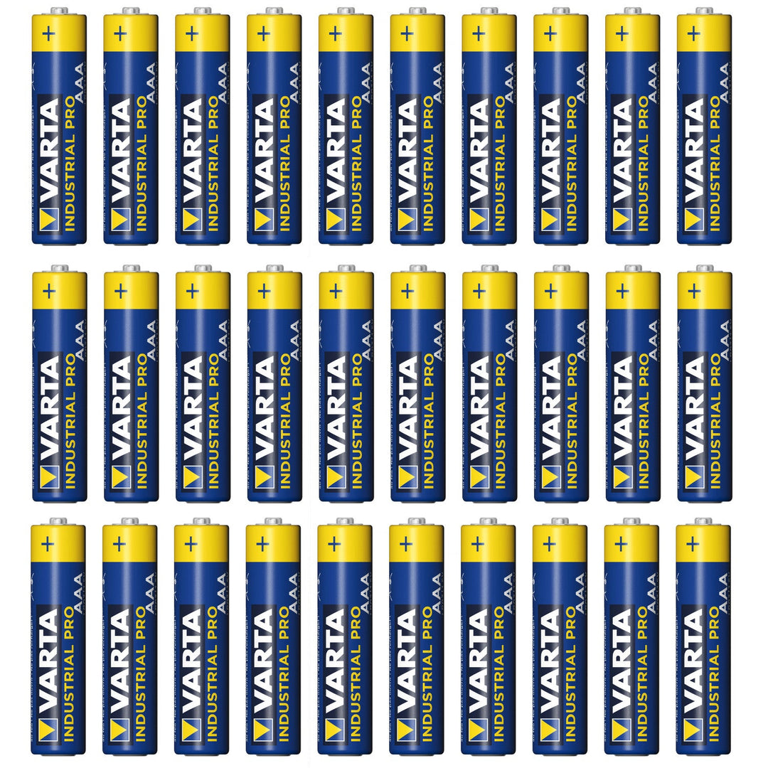 30x R-03 LR03 AAA алкална батерия Varta Industrial 4003