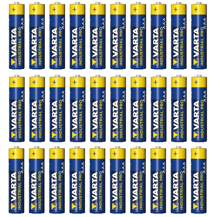 30x R-03 LR03 AAA алкална батерия Varta Industrial 4003