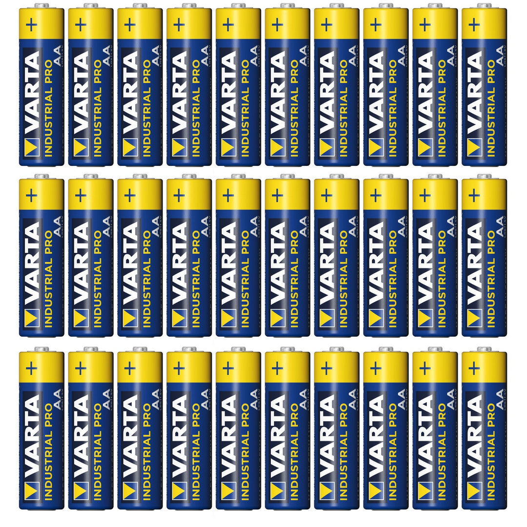 30x R-06 LR6 AA 1,5 V алкална батерия Varta Industrial 4006