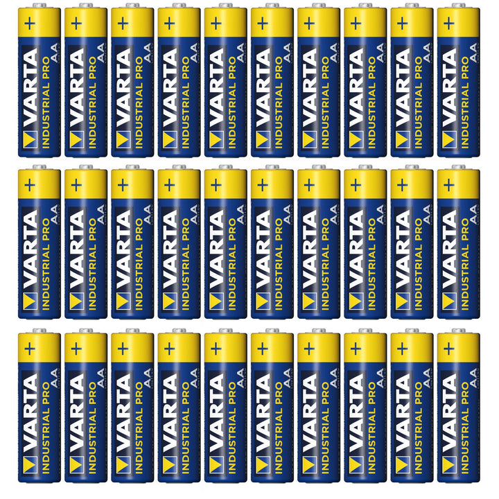 30x R-06 LR6 AA 1,5 V алкална батерия Varta Industrial 4006