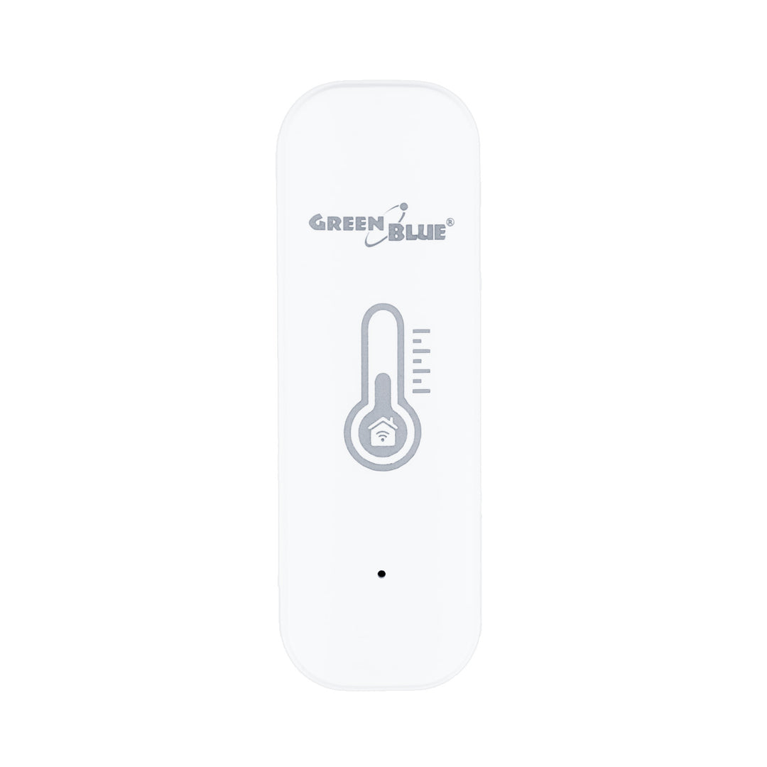 WiFi сензор за температура и влажност GreenBlue, Android/iOS/Alexa/Google Home, 3,0 V DC, LR03x2, GB737