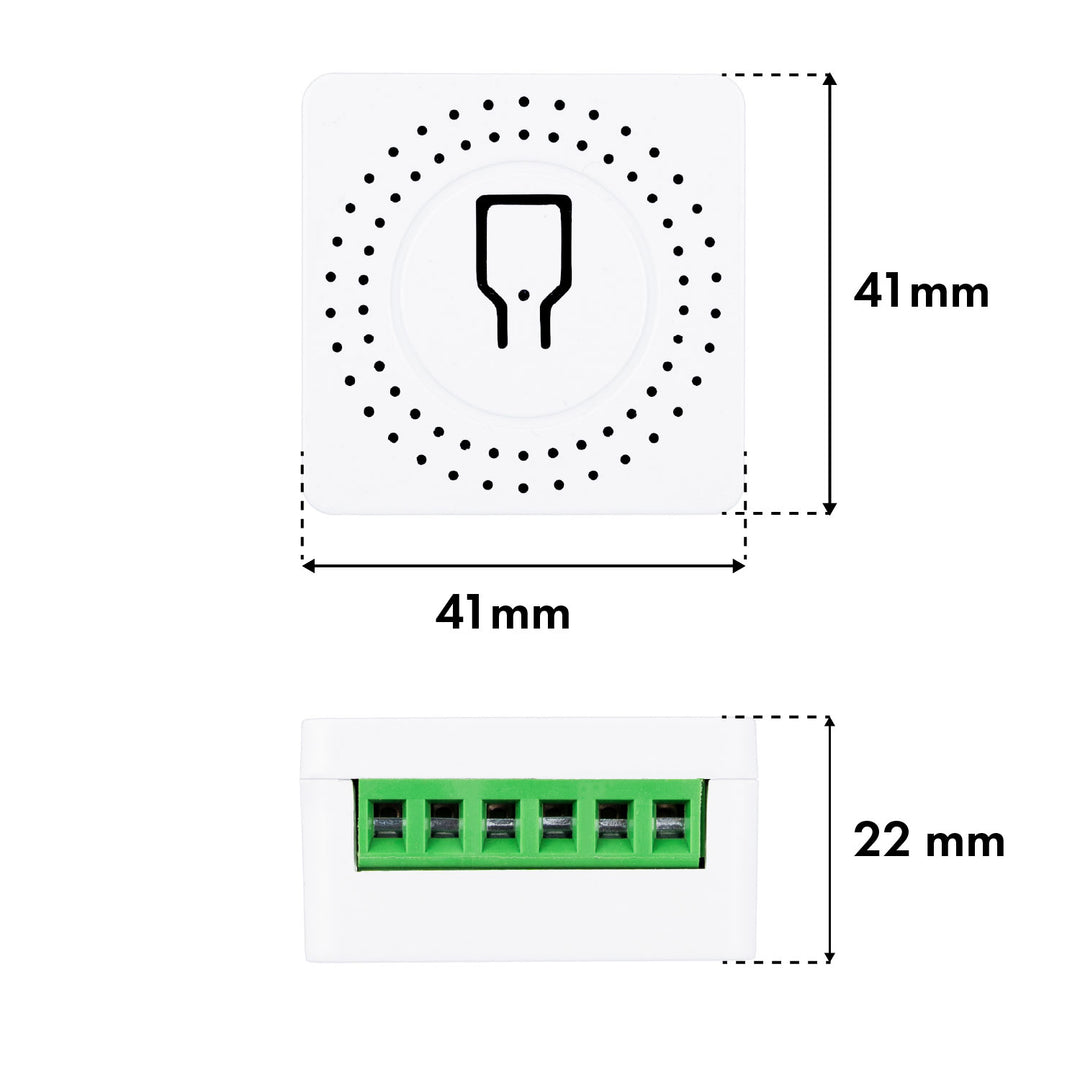 Вграден WiFi предавател GreenBlue, Android/iOS/Alexa/Google Home, 100–240 V променливо напрежение, 50/60 Hz, макс. 16 A, за LED 150 W, GB739