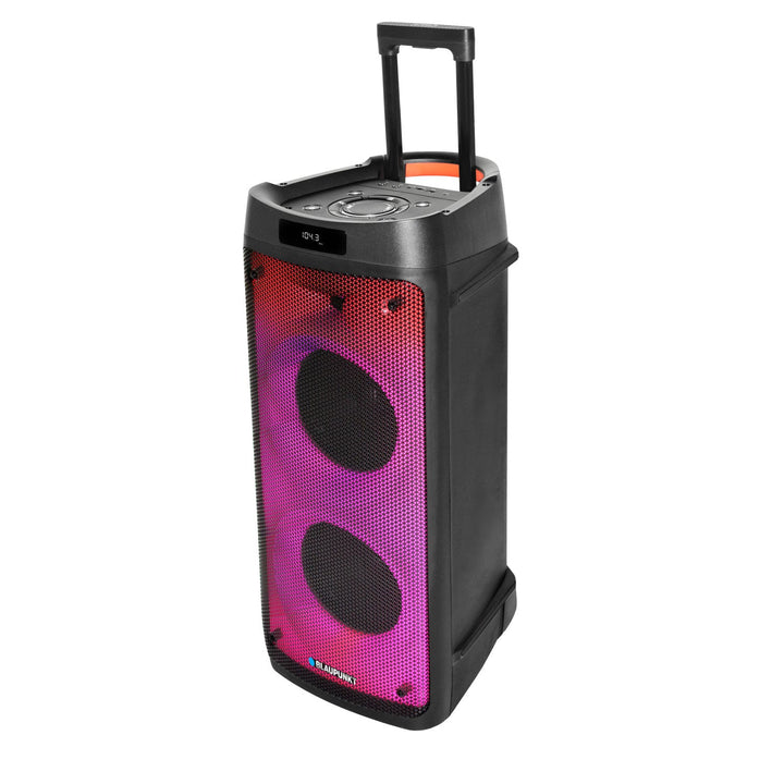 Blaupunkt Party Box високоговорител, LED осветление, Bluetooth, USB и AUX, FM радио, караоке функция, дистанционно управление, PB08DB