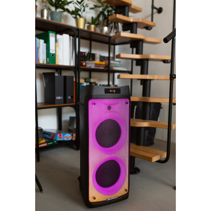 Blaupunkt Party Box високоговорител, LED осветление, Bluetooth, USB и AUX, FM радио, караоке функция, дистанционно управление, PB08DB