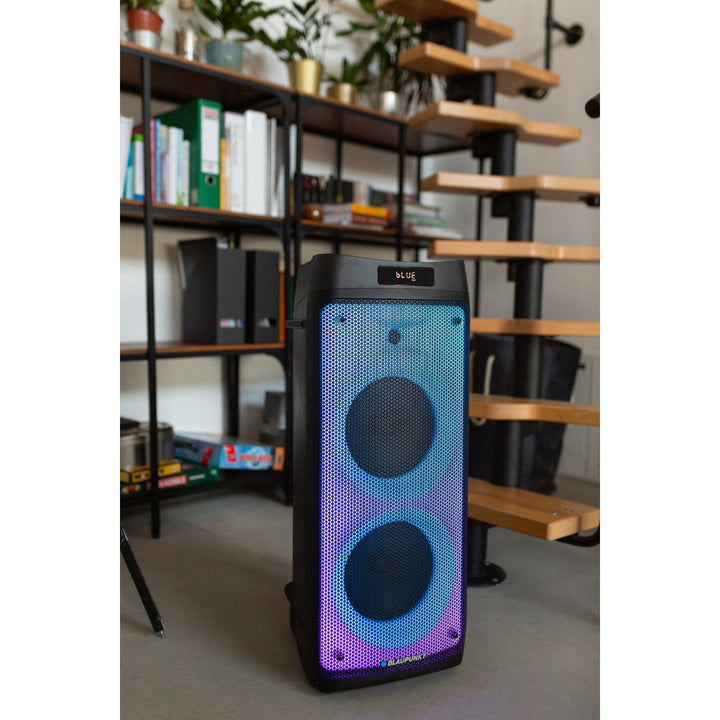 Blaupunkt Party Box високоговорител, LED осветление, Bluetooth, USB и AUX, FM радио, караоке функция, дистанционно управление, PB08DB