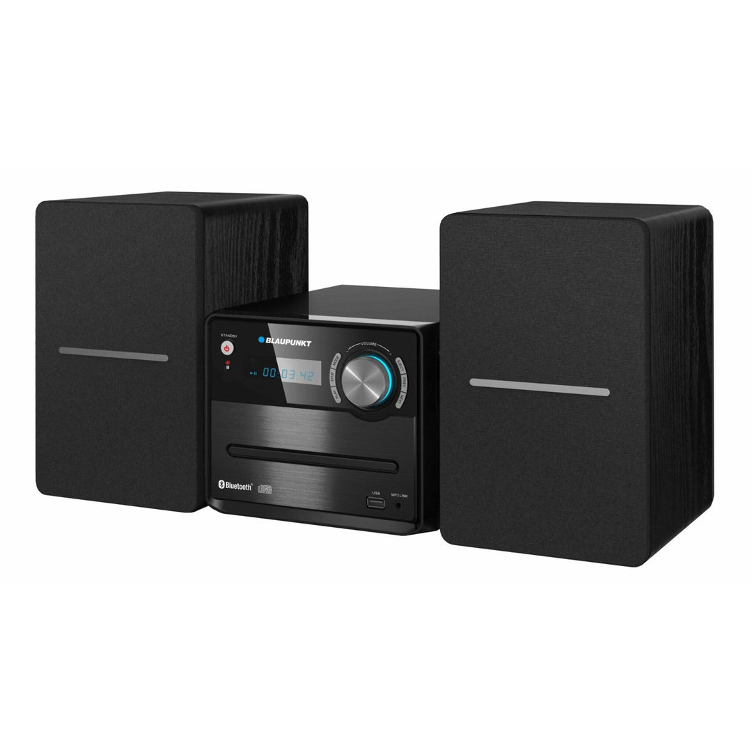 Микросистема Blaupunkt, мощност 30 W, FM радио, AUX гнездо, USB конектор, Bluetooth, MS13BT
