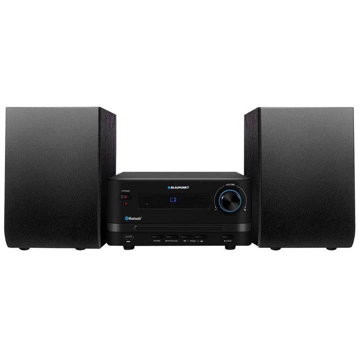 Микросистема Blaupunkt, мощност 45 W, FM радио, AUX гнездо и USB конектор, Bluetooth, MS14BT