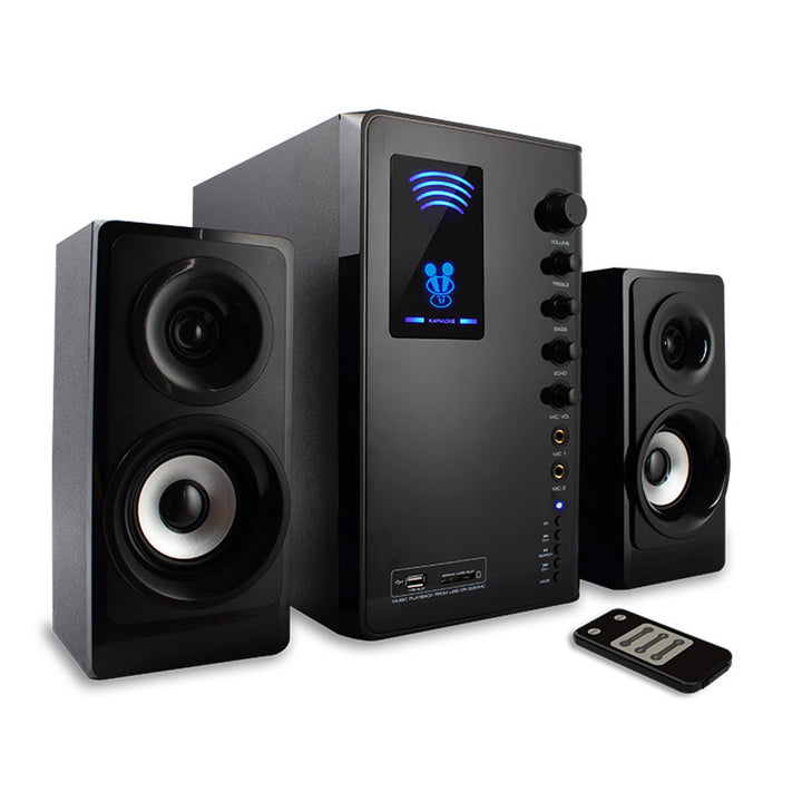 Комплект високоговорители Tracer 2.1, Bluetooth 5.1, изходна мощност 35 W, FM радио, дистанционно управление, Tumba BT