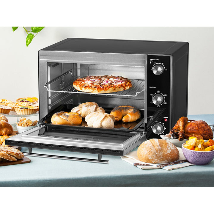 Електрическа фурна Lafe, капацитет 48 л, мощност 1800 W, с вентилатор, HeatMaster
