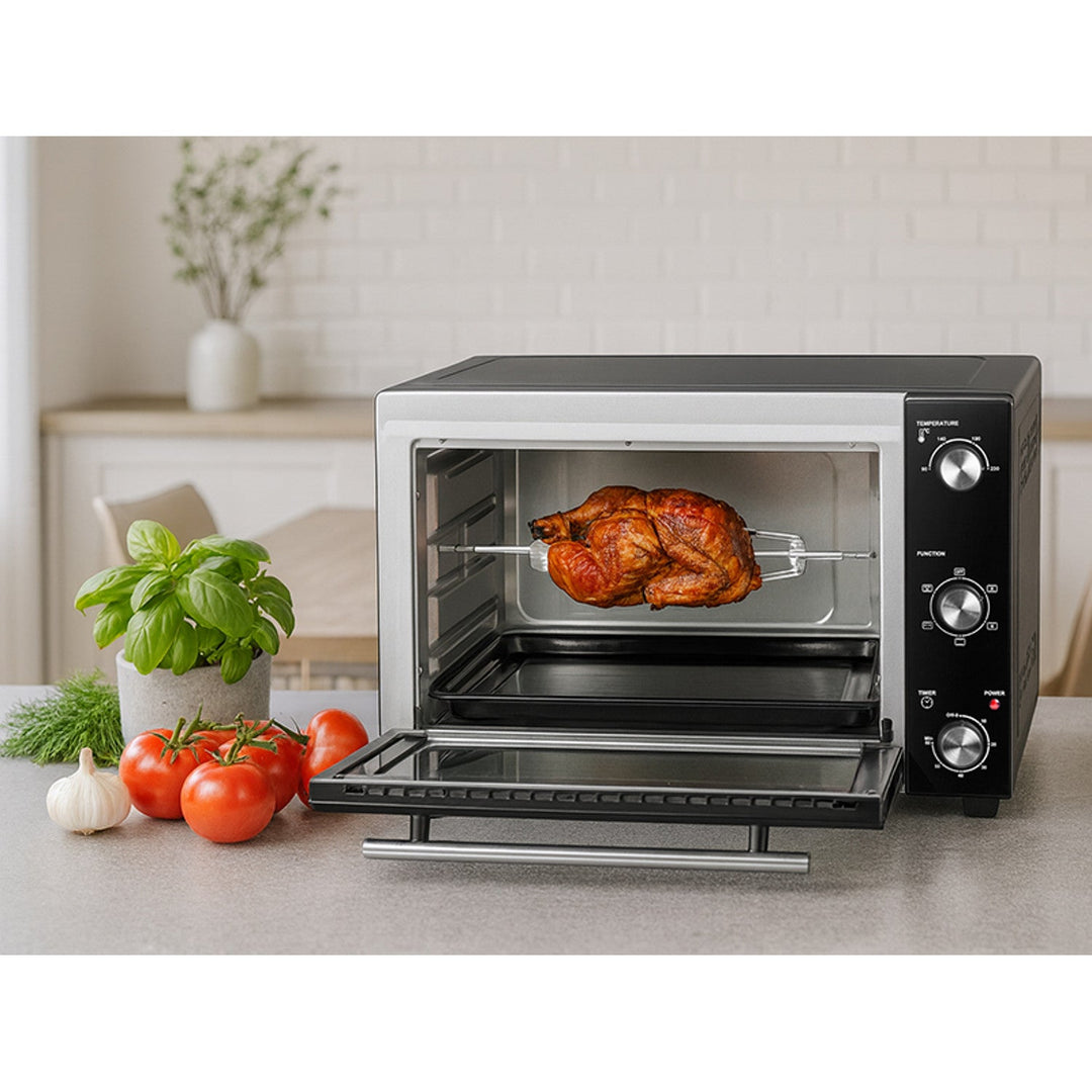 Електрическа фурна Lafe, капацитет 48 л, мощност 1800 W, с вентилатор, HeatMaster