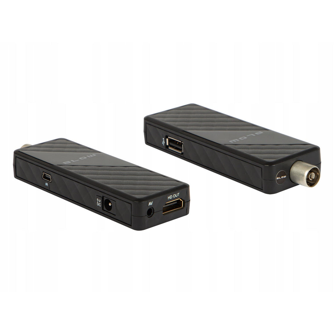 DVB-T/T2 Blow тунер, H.265, 6000FHD, функция Timeshift, многоезичен, функция медия плейър, USB порт, 77-077#