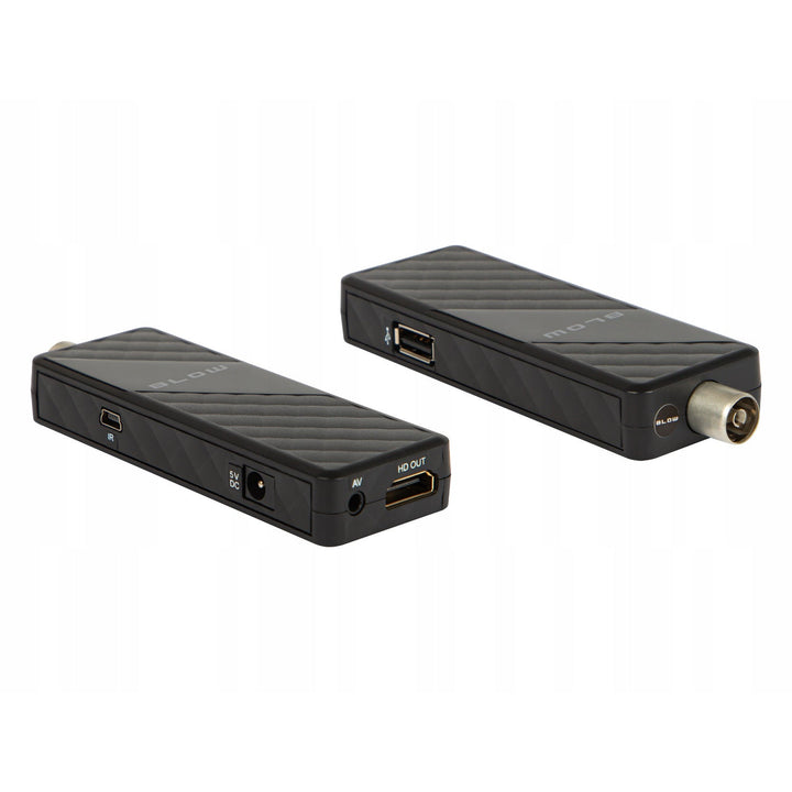 DVB-T/T2 Blow тунер, H.265, 6000FHD, функция Timeshift, многоезичен, функция медия плейър, USB порт, 77-077#