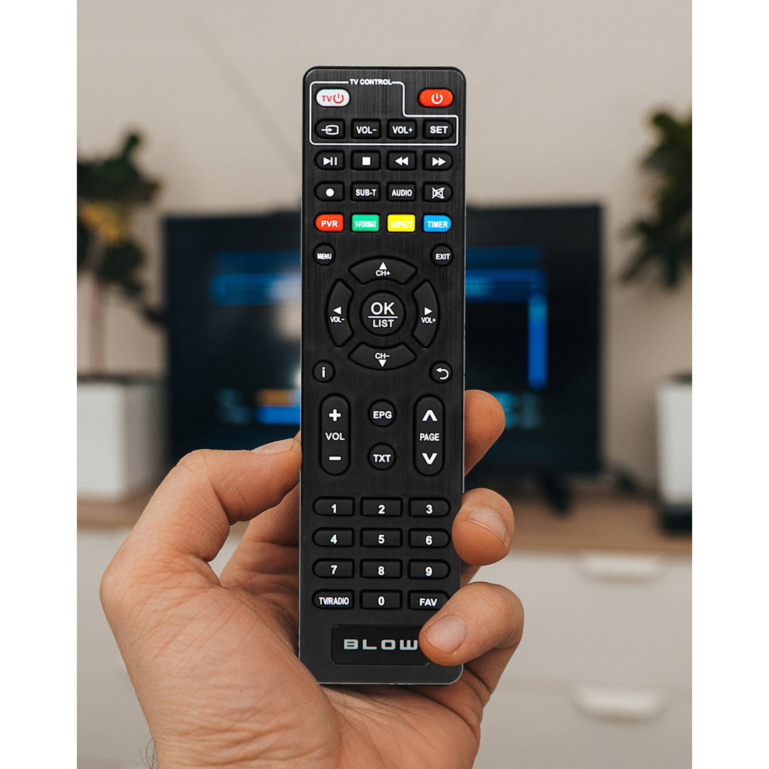 DVB-T/T2 Blow тунер, H.265, 6000FHD, функция Timeshift, многоезичен, функция медия плейър, USB порт, 77-077#