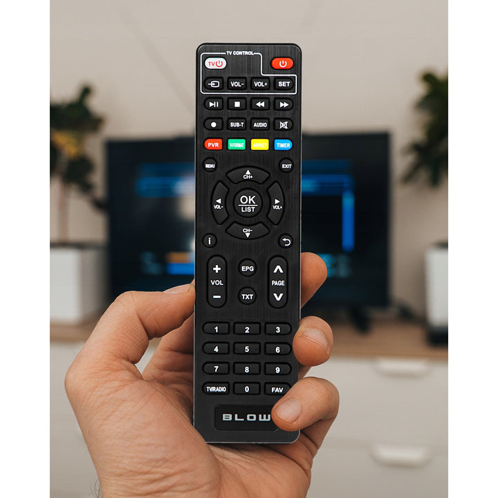 DVB-T/T2 Blow тунер, H.265, 6000FHD, функция Timeshift, многоезичен, функция медия плейър, USB порт, 77-077#