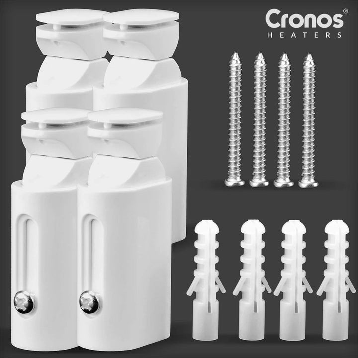 Електрически нагревател за баня Cronos, мощност 500 W, отоплява помещения до 6 м², LCD дисплей, функции AUTO, TIMER и откриване на отворени прозорци, TW-500