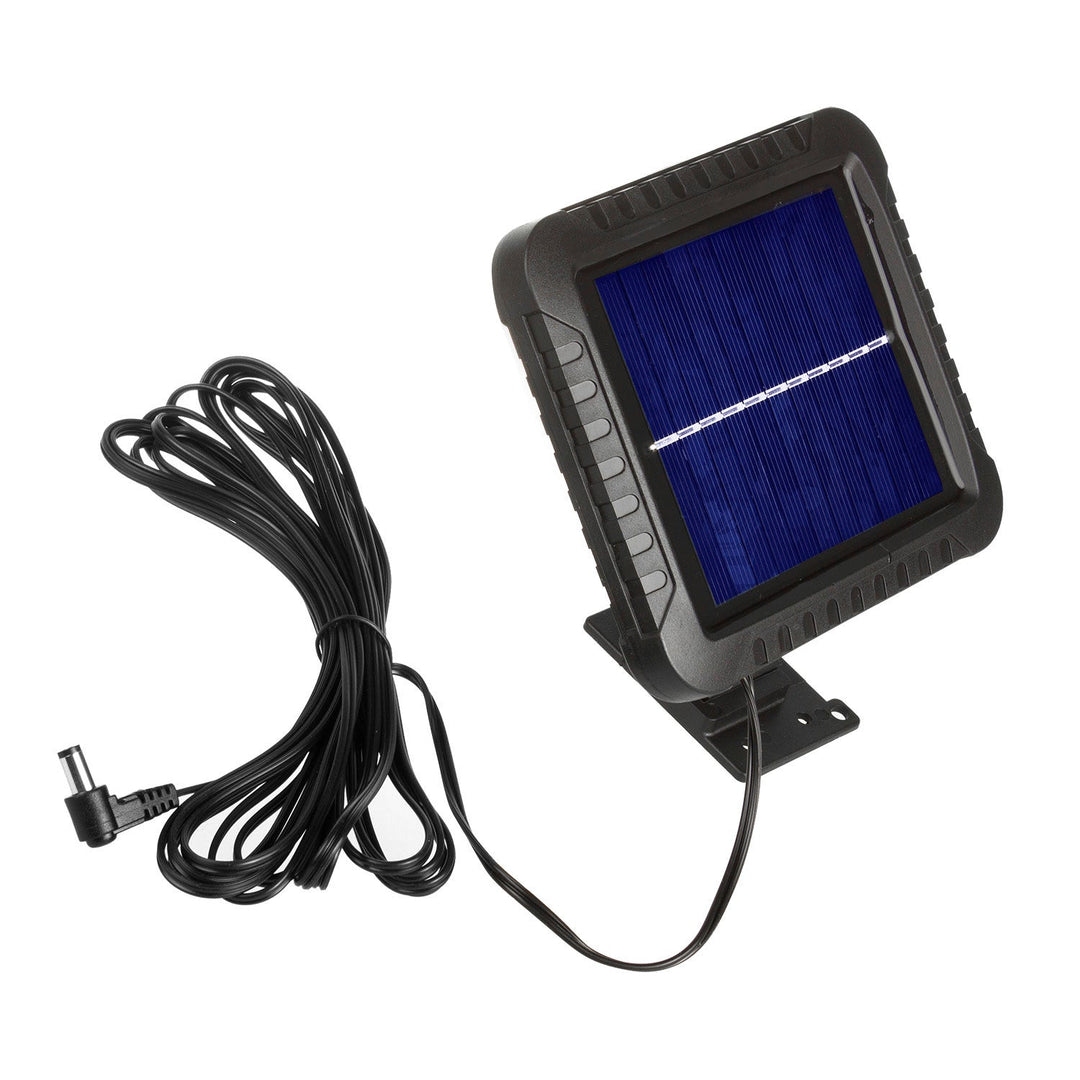 Слънчев LED прожектор с датчик за движение Maclean, IP44, 5W, 400lm, 6000K, 1300 mAh литиева батерия, 5.5V DC MCE438, 4 броя