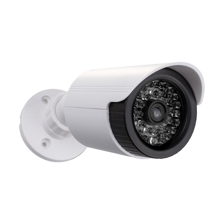 Комплект от две фалшиви тръбни камери, IR LED диоди, бели, 2xAA захранване (включено), ABS, IR1800 WT