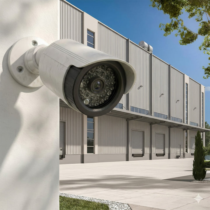 Комплект от две фалшиви тръбни камери, IR LED диоди, бели, 2xAA захранване (включено), ABS, IR1800 WT