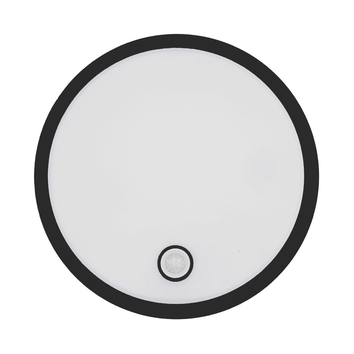 LED лампа с датчик за движение Maclean, PIR датчик, черна, 10 W/15 W/18 W, IP65, възможност за промяна на цветовата температура 3000/4000/6000 K, MCE535 B