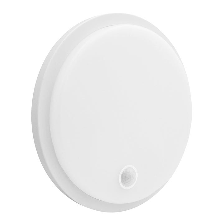 LED лампа с датчик за движение Maclean, PIR датчик, бяла, 10 W/15/18 W, IP65, възможност за промяна на цветовата температура 3000/4000/6000 K, MCE535 W