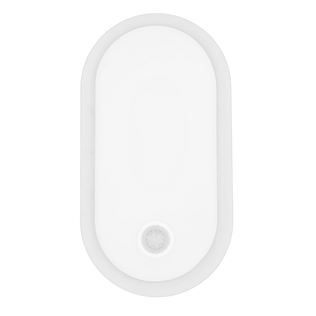 LED лампа с датчик за движение Maclean, PIR датчик, бяла, 10 W/15/18 W, IP65, възможност за промяна на цветовата температура 3000/4000/6000 K, MCE534 W