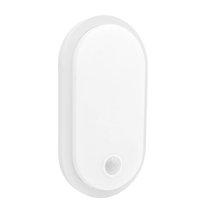 LED лампа с датчик за движение Maclean, PIR датчик, бяла, 10 W/15/18 W, IP65, възможност за промяна на цветовата температура 3000/4000/6000 K, MCE534 W