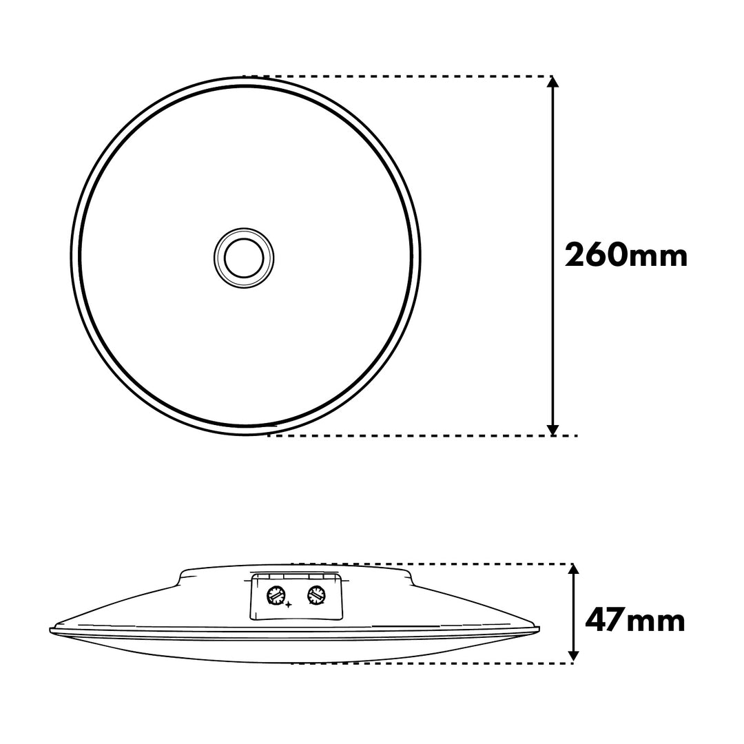 LED лампа с PIR сензор Maclean, за монтаж на таван, 15 W, 1300 lm, IP54, 220–240 V~ 50/60 Hz, MCE537