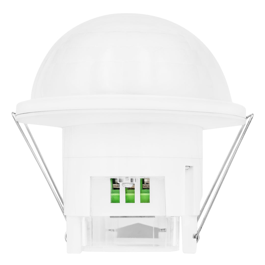PIR датчик за присъствие Maclean, за вграждане, обхват 10x40 м, 1000 W/2000 W, 220–240 V променливо напрежение, 50/60 Hz, IP54, MCE822