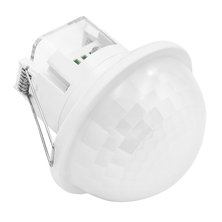 PIR датчик за присъствие Maclean, за вграждане, обхват 10x40 м, 1000 W/2000 W, 220–240 V променливо напрежение, 50/60 Hz, IP54, MCE822