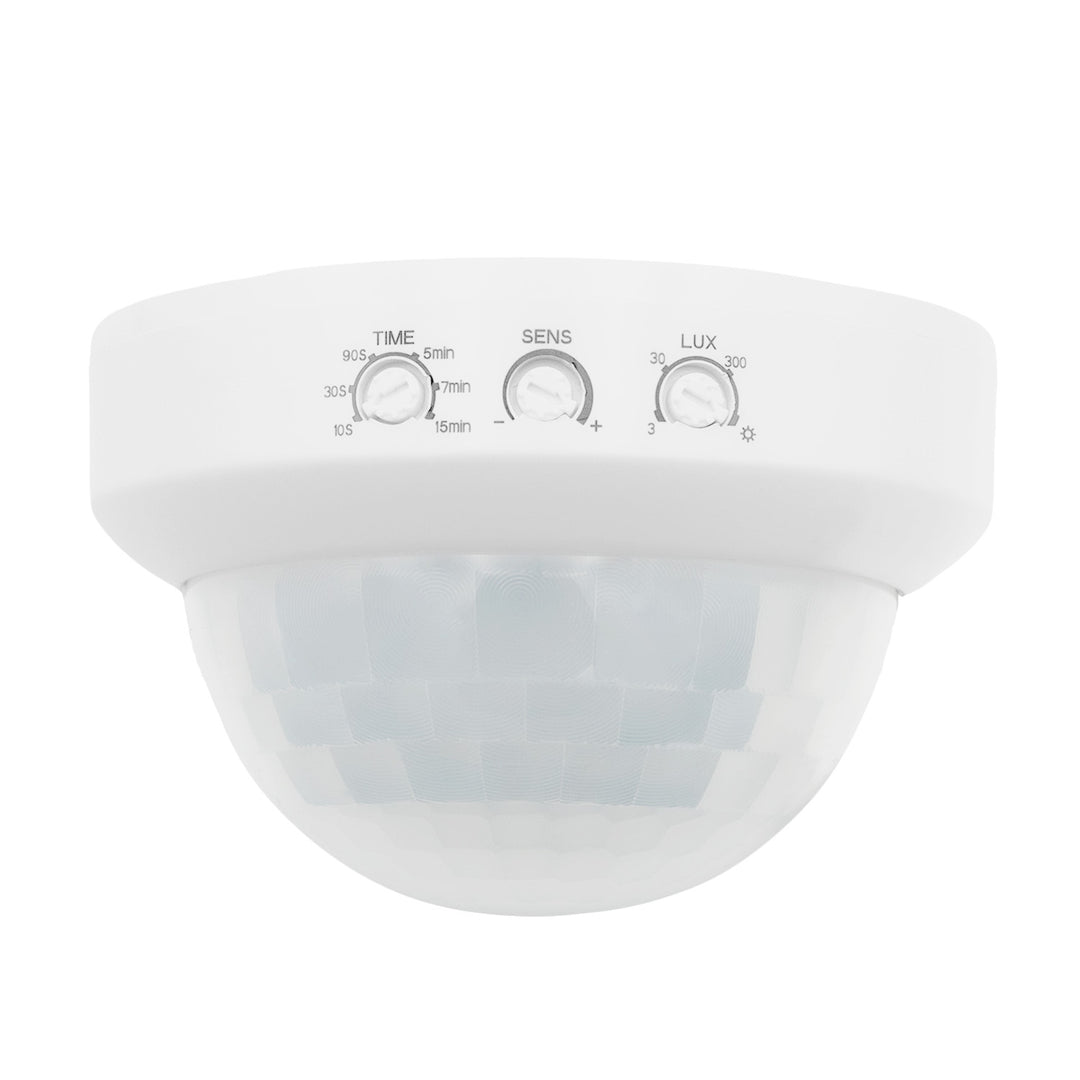 PIR датчик за присъствие Maclean, за монтаж върху стена, обхват 10x40 м, 1000 W/2000 W, 220–240 V AC, 50/60 Hz, MCE823
