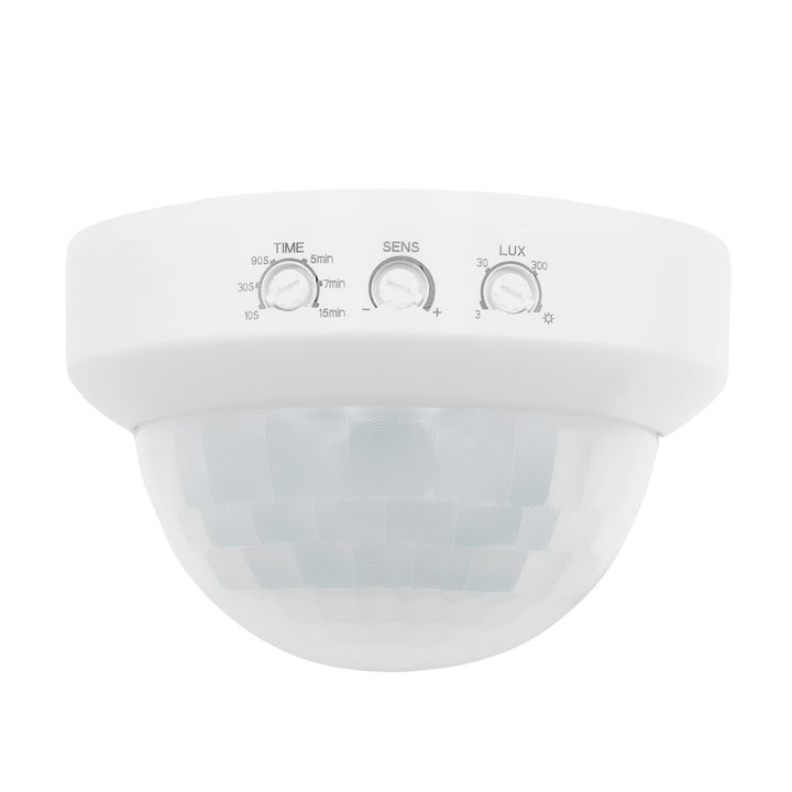 PIR датчик за присъствие Maclean, за монтаж върху стена, обхват 10x40 м, 1000 W/2000 W, 220–240 V AC, 50/60 Hz, MCE823