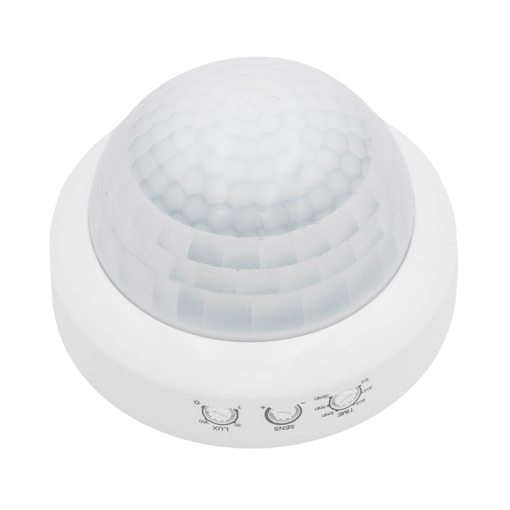 PIR датчик за присъствие Maclean, за монтаж върху стена, обхват 10x40 м, 1000 W/2000 W, 220–240 V AC, 50/60 Hz, MCE823