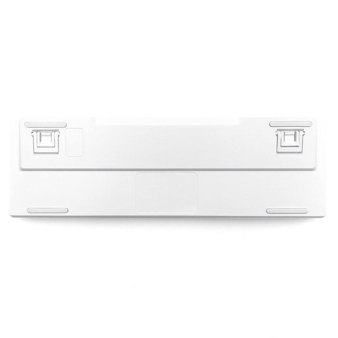 RED CORE MX60 - Кратка 60% механична геймърска клавиатура, безшумни механични превключватели RED, цветна подсветка, 68 клавиша, USB-C. Цвят: бял/син. Mediatech