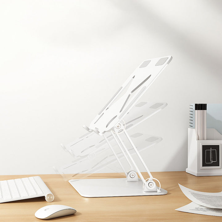 Регулируема, ергономична стойка за лаптопи с размер 10-17 инча LAPTOP STAND MT2661W, Mediatech